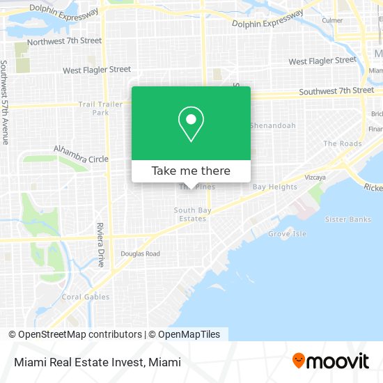 Mapa de Miami Real Estate Invest