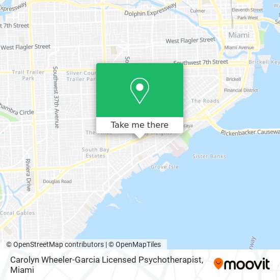 Carolyn Wheeler-Garcia Licensed Psychotherapist map