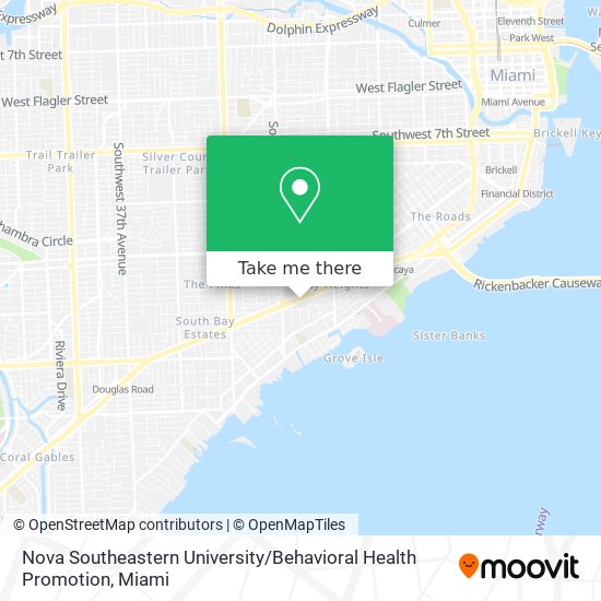 Mapa de Nova Southeastern University / Behavioral Health Promotion