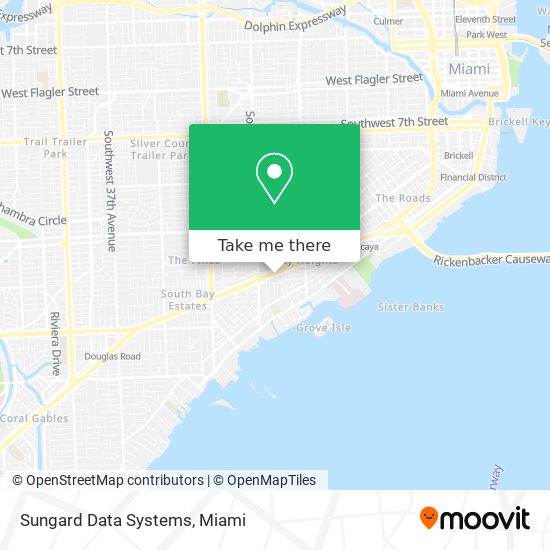 Mapa de Sungard Data Systems