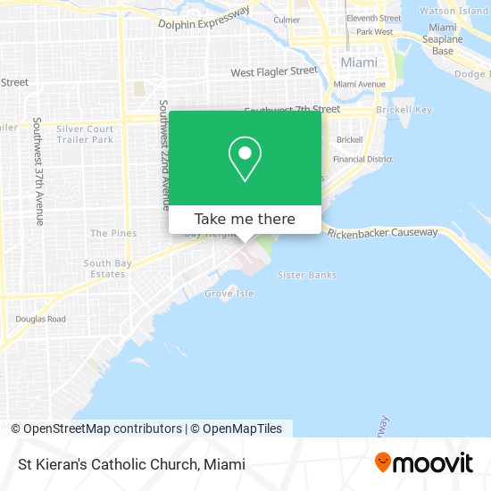 Mapa de St Kieran's Catholic Church