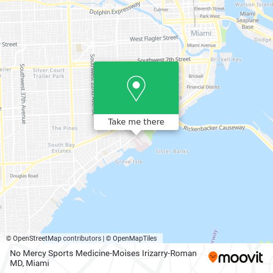 No Mercy Sports Medicine-Moises Irizarry-Roman MD map