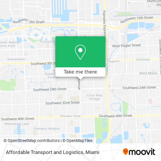 Affordable Transport and Logistics map