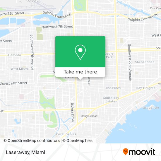 Laseraway map