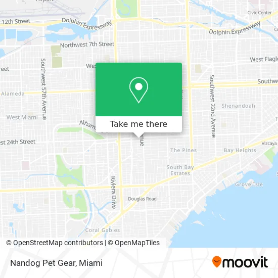 Nandog Pet Gear map
