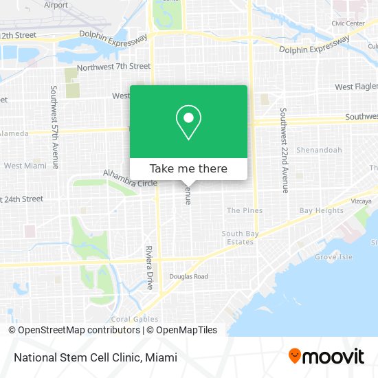 National Stem Cell Clinic map