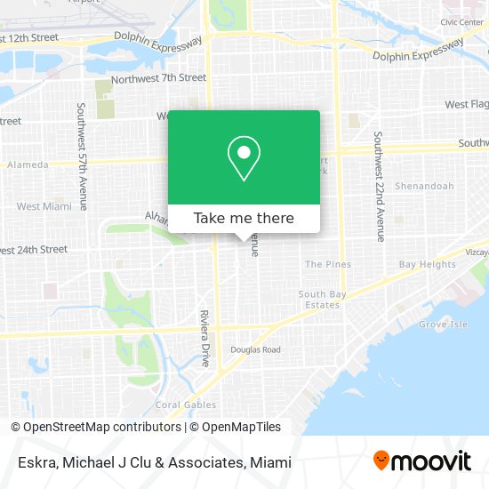 Eskra, Michael J Clu & Associates map
