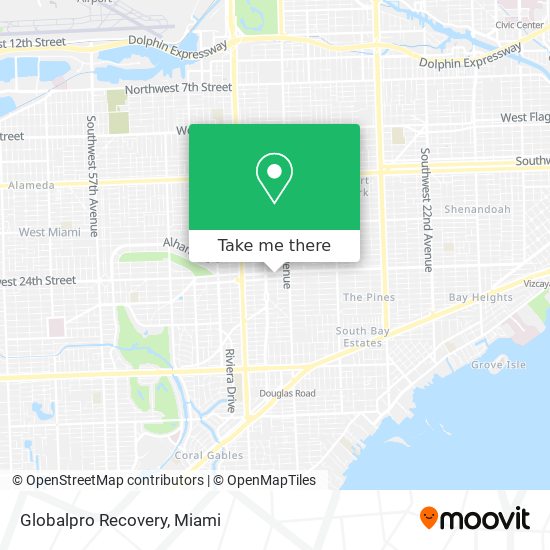 Globalpro Recovery map