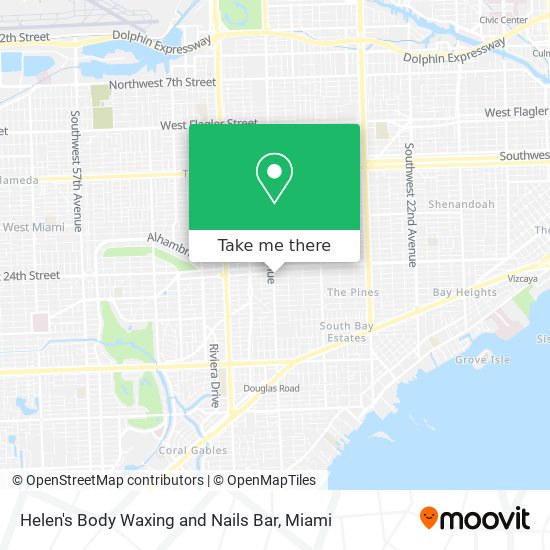 Helen's Body Waxing and Nails Bar map