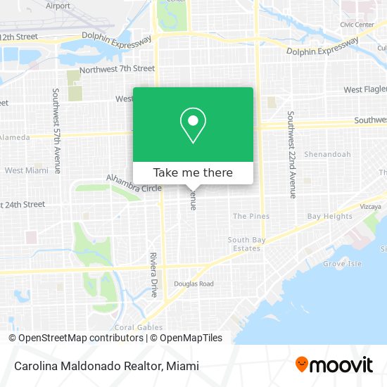 Carolina Maldonado Realtor map