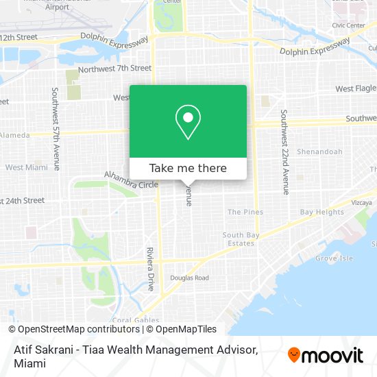 Mapa de Atif Sakrani - Tiaa Wealth Management Advisor