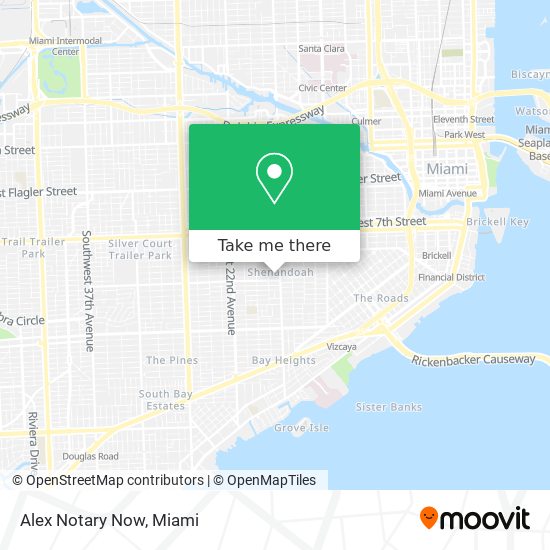 Alex Notary Now map