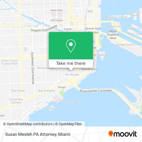 Susan Mesleh PA Attorney map