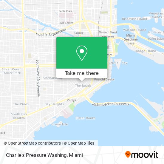 Charlie's Pressure Washing map