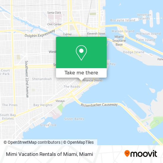 Mapa de Mimi Vacation Rentals of Miami