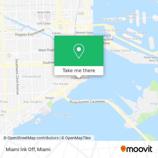 Miami Ink Off map