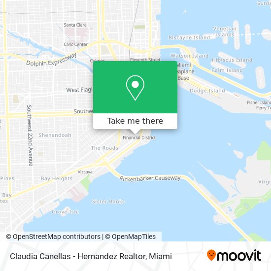 Mapa de Claudia Canellas - Hernandez Realtor