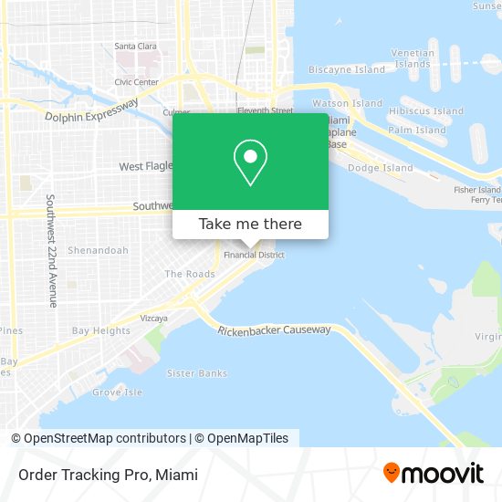 Mapa de Order Tracking Pro
