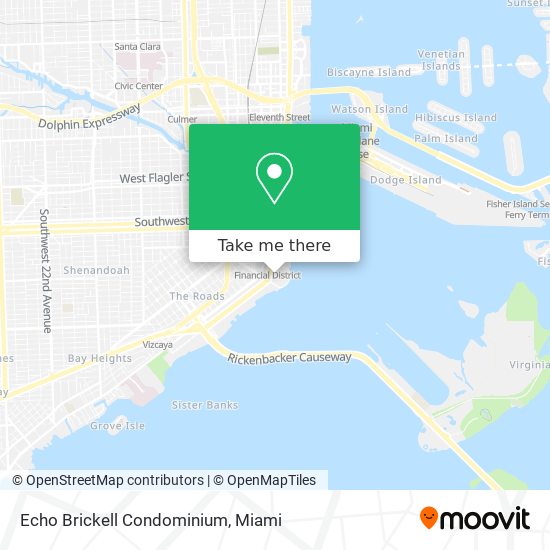 Echo Brickell Condominium map