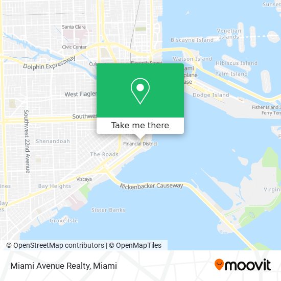 Miami Avenue Realty map