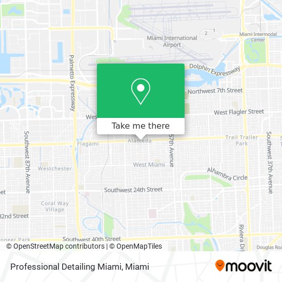 Mapa de Professional Detailing Miami