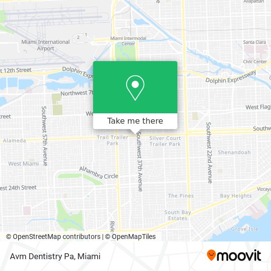 Avm Dentistry Pa map