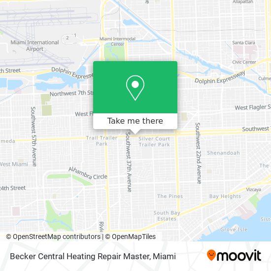 Becker Central Heating Repair Master map