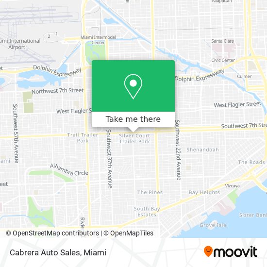 Cabrera Auto Sales map