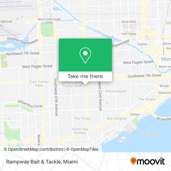 Mapa de Rampway Bait & Tackle