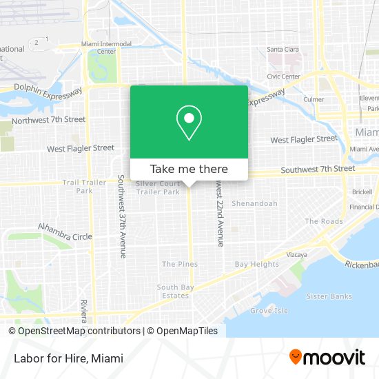 Labor for Hire map