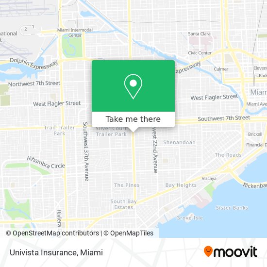 Univista Insurance map