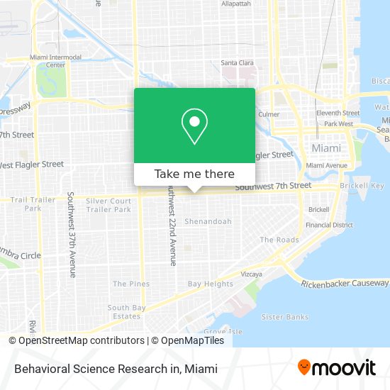 Behavioral Science Research in map