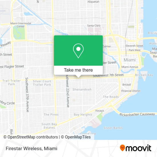 Firestar Wireless map