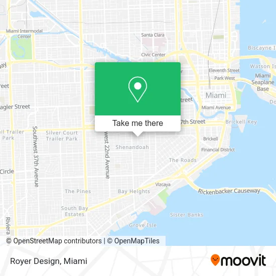 Royer Design map