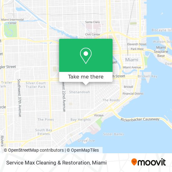 Service Max Cleaning & Restoration map