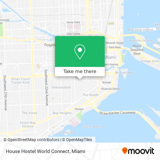 House Hostel World Connect map
