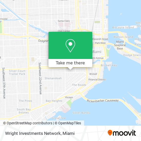 Mapa de Wright Investments Network