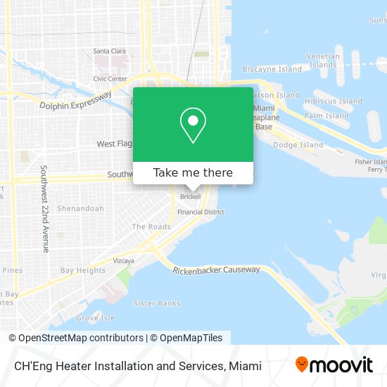 Mapa de CH'Eng Heater Installation and Services