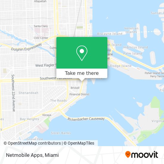 Netmobile Apps map