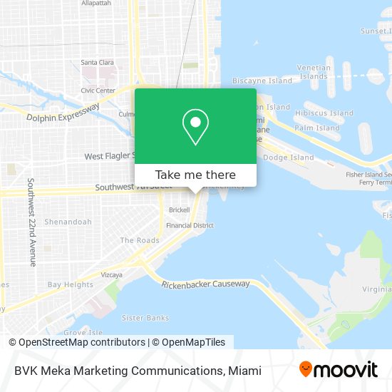 BVK Meka Marketing Communications map