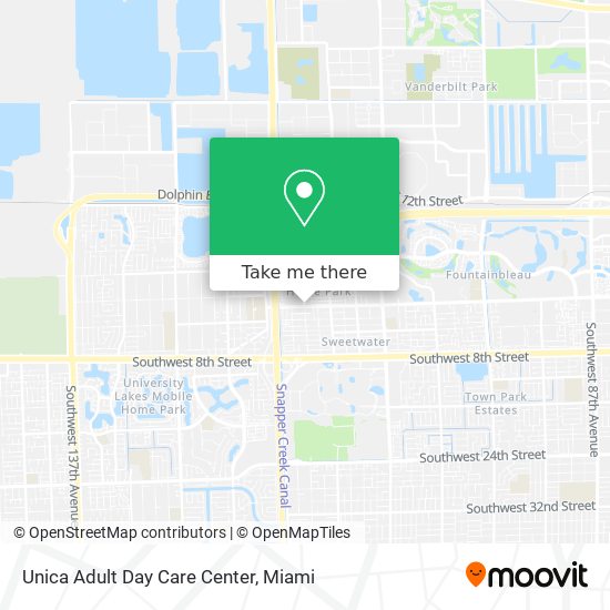 Mapa de Unica Adult Day Care Center