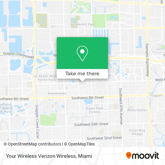 Mapa de Your Wireless Verizon Wireless