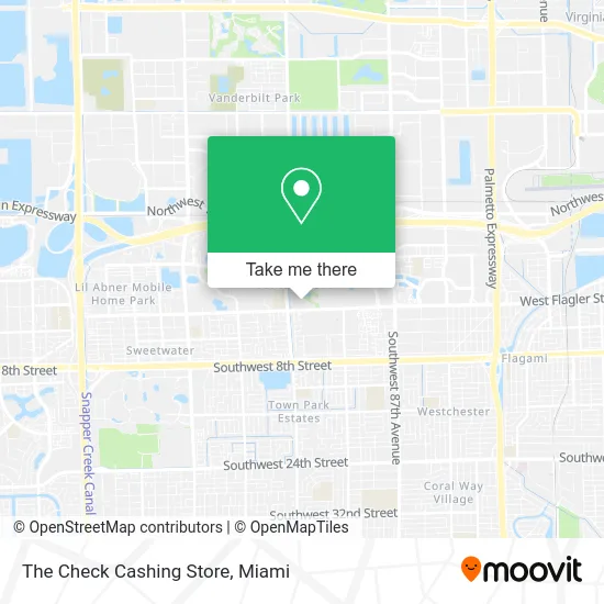 The Check Cashing Store map