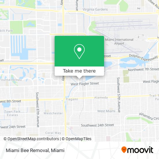 Miami Bee Removal map