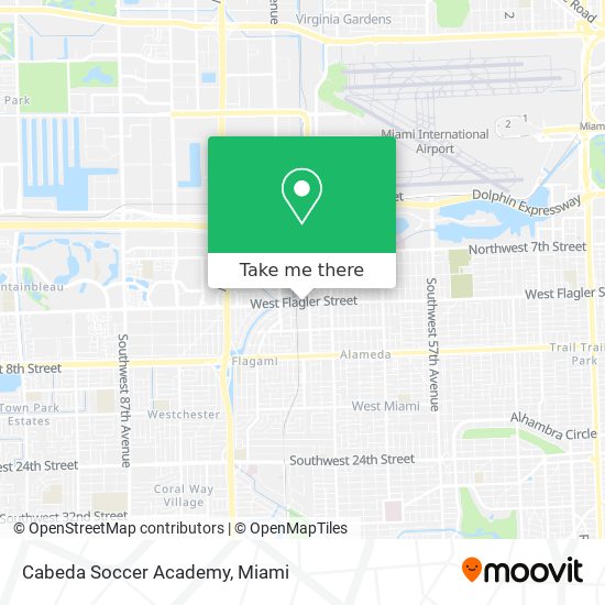 Cabeda Soccer Academy map