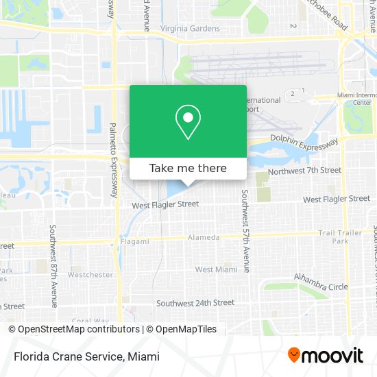 Florida Crane Service map