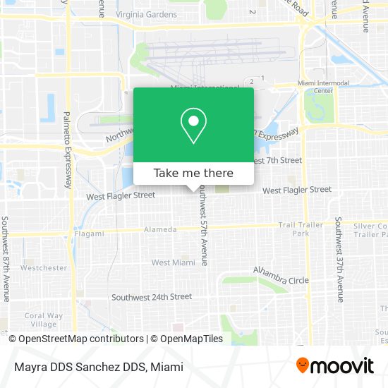 Mayra DDS Sanchez DDS map