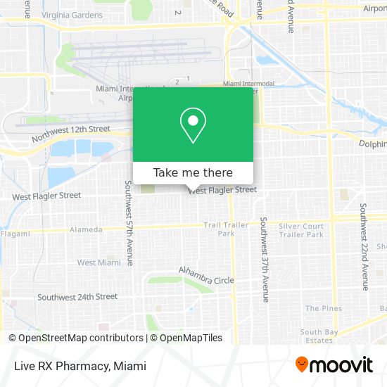 Mapa de Live RX Pharmacy