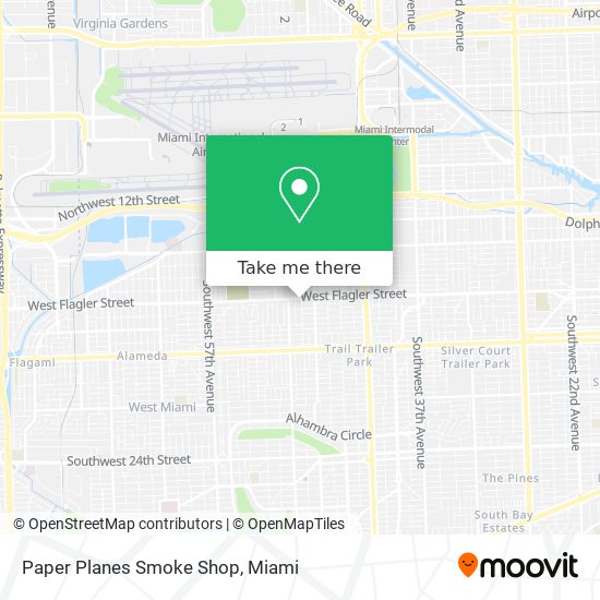 Mapa de Paper Planes Smoke Shop