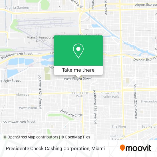 Mapa de Presidente Check Cashing Corporation